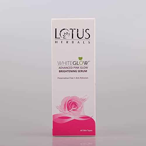 Lotus Herbals Whiteglow Advanced Pink Glow Brightening Serum, 30ml