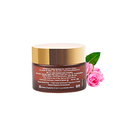 Lotus Professional Dermo Spa Bulgarian Rose Skin Radiance Cream with SPF20, 50g