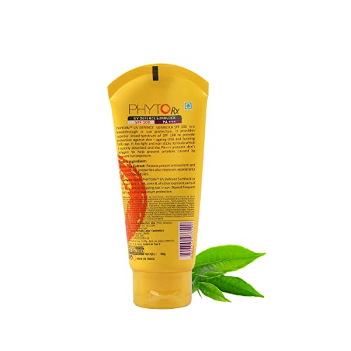 Lotus Professional PHYTORx UV Defence Sunblock Sunscreen SPF 100, PA+++ | Non-sticky | Fragrance Free | Sunscreen for Men & Women | For Damaged skin | For Oily, Dry, Sensitive & Combination Skin | 50g