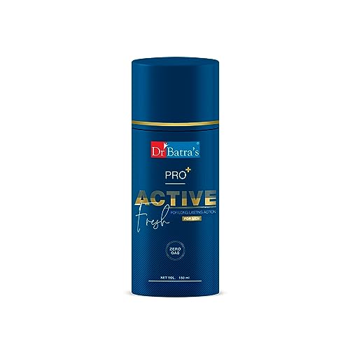 Dr Batra's Pro+ Active Fresh Deodorant for Men, Unleash a Refreshing Scent with Long-lasting Effect - 150 ml