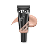 Staze 9To9 Hd Glow Poreless + Matte Foundation, Hd Flawless & Poreless Finish, Buildable Coverage, Sweatproof, 12H Longlasting, Easily Blendable, Suitable For All Skin Types, 105C Swan, 18 Ml - Liquid