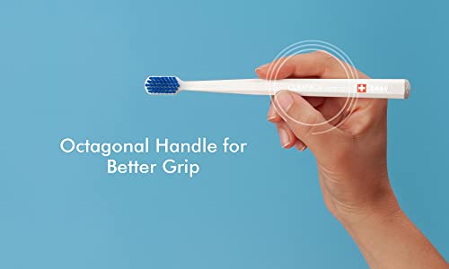 CURAPROX Dr. Reddy's Cs 5460 Manual, Adult Toothbrush | Extra Soft & Gentle Bristles | Swiss Oral Care | 5460 Densely Packed Curen Bristles | Reaches All The Critical Areas Including Gum Line