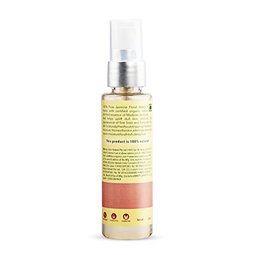 Lotus Organics+ 100% Pure Jasmine Floral Water 50ml