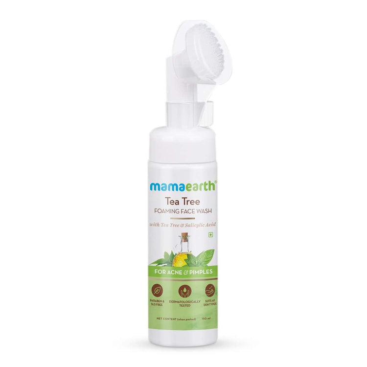 Tea Tree Foaming Face Wash with Tea Tree and Salicylic Acid for Acne and Pimples - 150ml