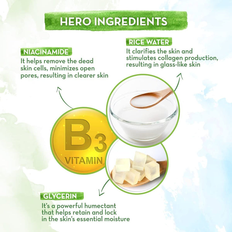 Mamaearth Rice Face Scrub for Glowing Skin, With Rice Water & Niacinamide for Glass Skin - 100 g