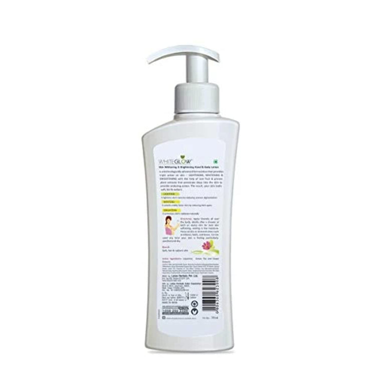 Lotus Herbals Whiteglow Skin Whitening & Brightening Hand & Body Lotion SPF-25 | PA+++