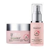 Lotus Organics+ Precious Brightening Day Cream & Serum Combo | 2 Product Combo