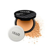 Staze 9To9 Hd Bright Poreless + Oil Control Compact|Ihd Flawless Matte Finish|Evens Complexion|Controls Oil|Lightweight Microfine Formula|Vitamin E Enriched For All Skin Types|315N Ginger|9G,Beige