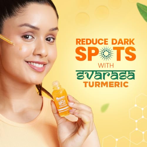 Himalaya Dark Spot Clearing Turmeric Face Serum | 10% Glycolic Acid & 2% Niacinamide | Organically sourced Turmeric | Reduce dark spots in 7 days | 30ml