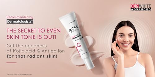 Dr. Reddy’s Depiwhite Advanced Cream, enriched with 2% Vitamin C, 1% Niacinamide & 2% Kojic Acid | Dermatologist recommended| Men & Women| suits all skin types|15ml