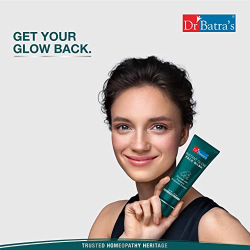 Dr. Batra's Instant Glow Face Wash, Enriched with Echinacea & Turmeric, Repairs Skin Damage, Prevents infections, Face Wash for Skin Complexion & Glowing skin, Paraben & Silicone free (200g)
