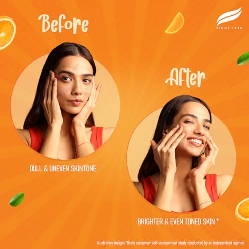 Himalaya Brightening Vitamin C Orange Face Serum | 10X Niacinamide, 5X Vitamin C and Orange | 30ml