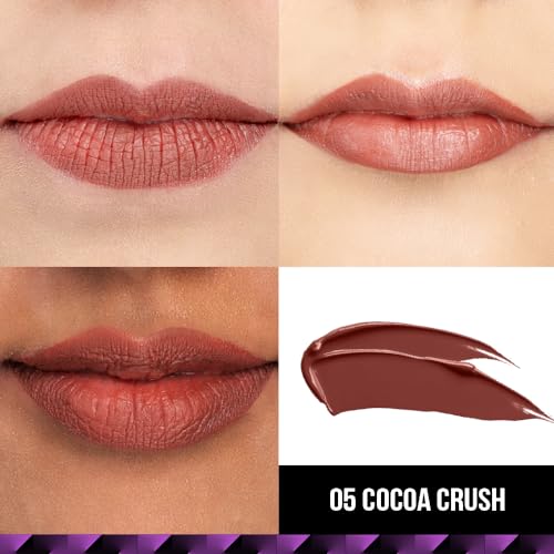Staze 9to9 Lips Don't Lie Matte + Transferproof Liquid Lipstick |Intense Color Payoff | Lightweight & Comfortable | 12 Hour Long Stay| 05 Cocoa Crush | 4 ml