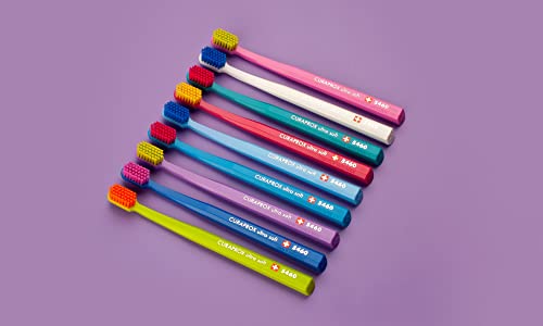 CURAPROX Dr. Reddy's Cs 5460 Manual, Adult Toothbrush | Extra Soft & Gentle Bristles | Swiss Oral Care | 5460 Densely Packed Curen Bristles | Reaches All The Critical Areas Including Gum Line