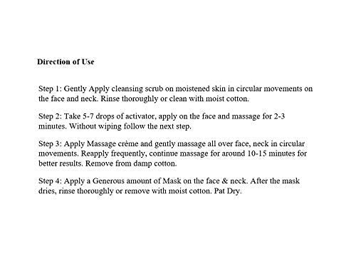 Lotus Herbals Radiant Gold Facial Kit For Instant Glow With 24K Pure Gold & Papaya,4 Easy Steps, 170g (Multiple Use)