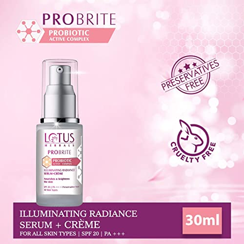 Lotus Herbals Probrite Illuminating Radiance Serum+Crème, 30 ml