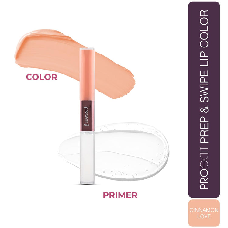 Lotus Make-Up Proedit Prep And Swipe Lip Color | With Lip Primer | Longlasting | Smudgeproof | 6g (PL04 - Cinnamon Love, 6)