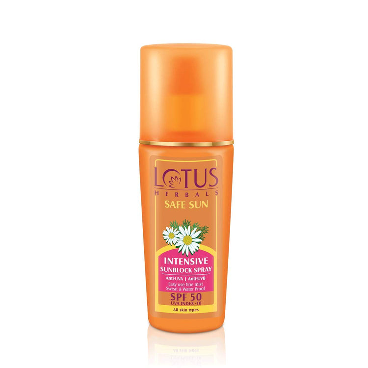 Lotus Herbals Sunscreen SPF 50 PA+++ - 0.220 Pounds Spray