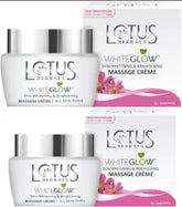 LOTUS White Glow Skin Whitening & Brightening Massage Creme (120 g)