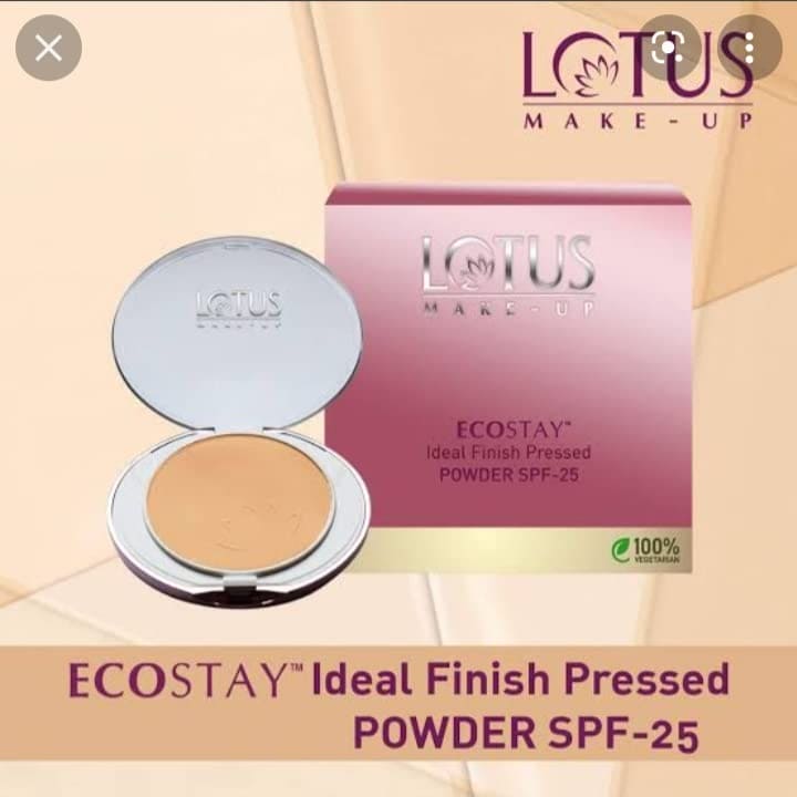 Lotus Make-Up Ecostay Ideal Finish Pressed Powder Hazelnut Star, Hazelnut Star, 9 g
