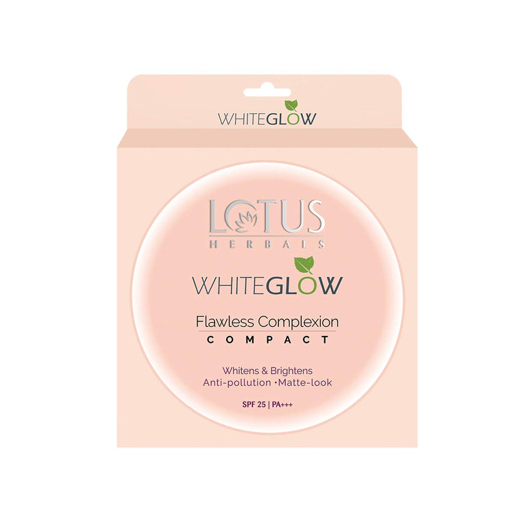 Lotus Makeup Whiteglow Flawless Complexion Compact, 10g