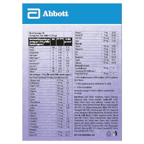 Follihair New by Abbott | 30s Bottle (Pack of 3)|Tablet