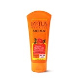 Lotus Herbals Safe Sun Vitamin C Matte Gel Daily Sunscreen | SPF 50 | PA+++ | Paraben Free | Dermatologically Tested | Anti Pollution | Normal/Oily Skin | 75g
