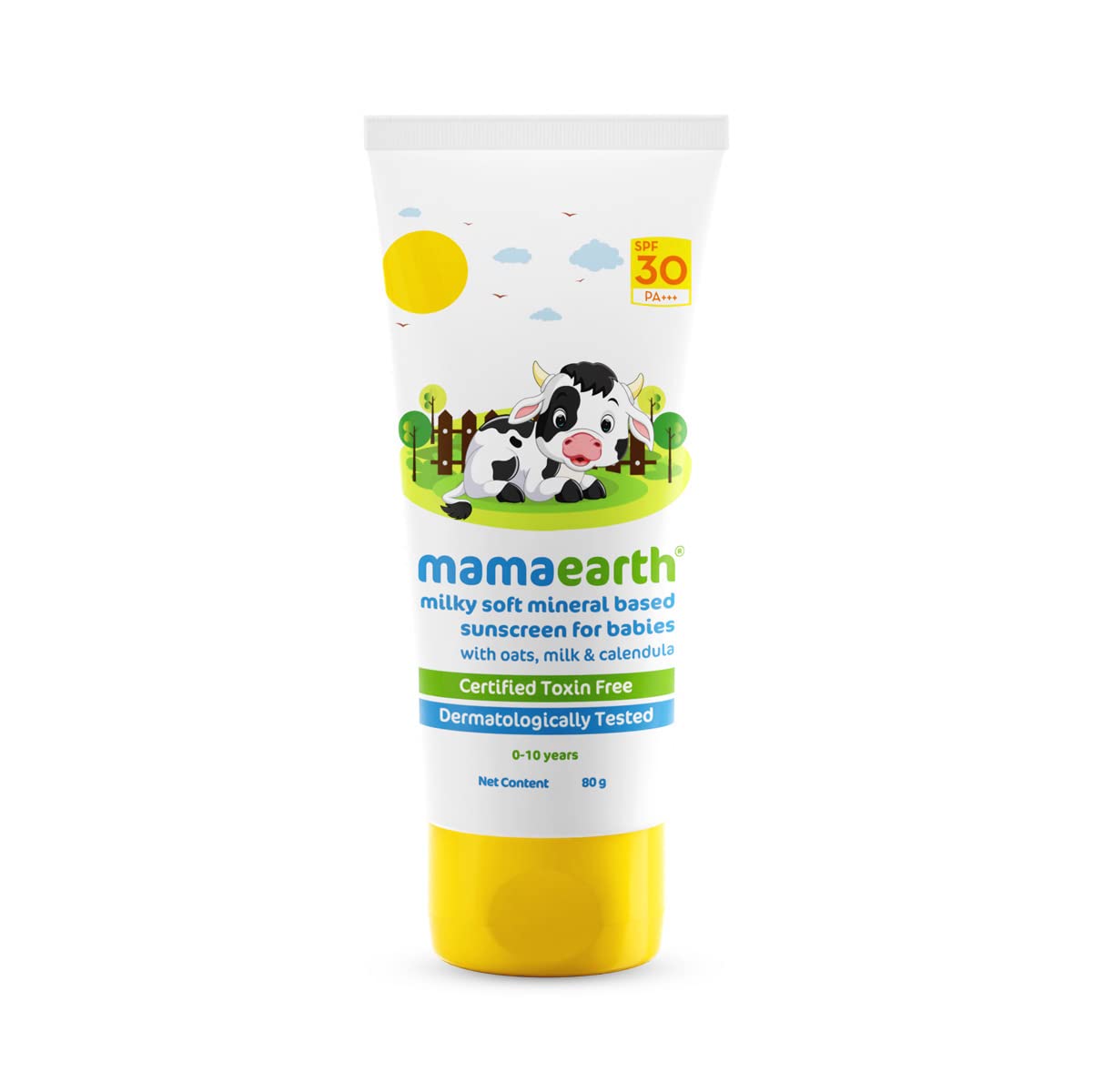 Mamaearth Milky Soft Mineral Based Sunscreen SPF 30 PA+++ with