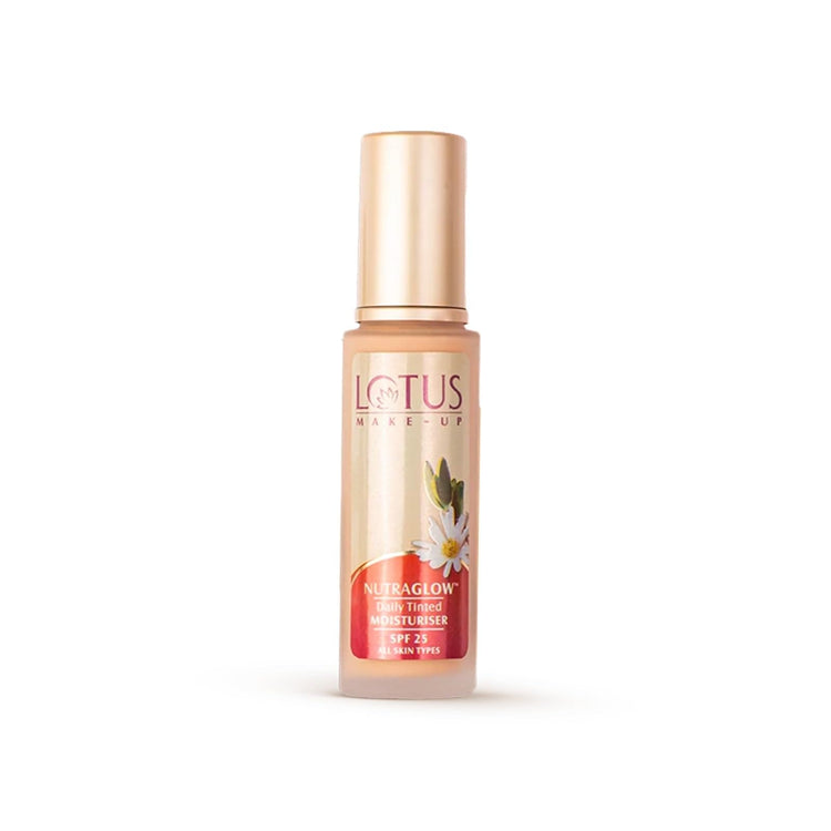 Lotus Herbals Nutraglow Daily Tinted Moisturiser | Fresh Ivory | SPF25 |50ml