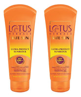 Lotus Herbals Sunscreen SPF 100 PA+++ Cream,50gm x Pack of 2