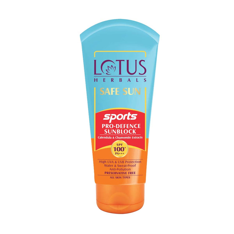 Lotus Herbals Sunblock All Skin SPF 100-40 Grams Cream