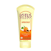 Lotus Herbals Apriscrub Fresh Apricot Scrub | Natural Exfoliating Face Scrub | Chemical Free | For All Skin Types | 180G