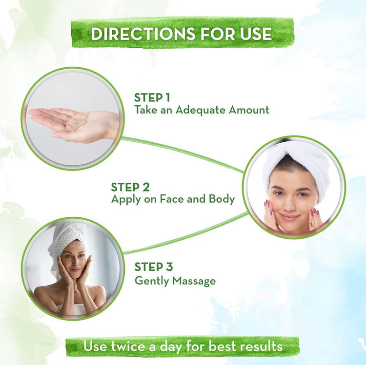 Ubtan Ultra Light Gel Oil-Free Moisturizer with Turmeric and Saffron for Deep Hydration - 200 ml