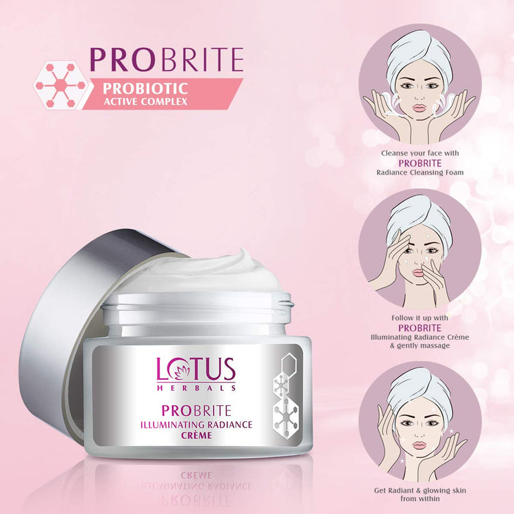 Lotus Herbals Probrite Illuminating Radiance Crème, 50 g