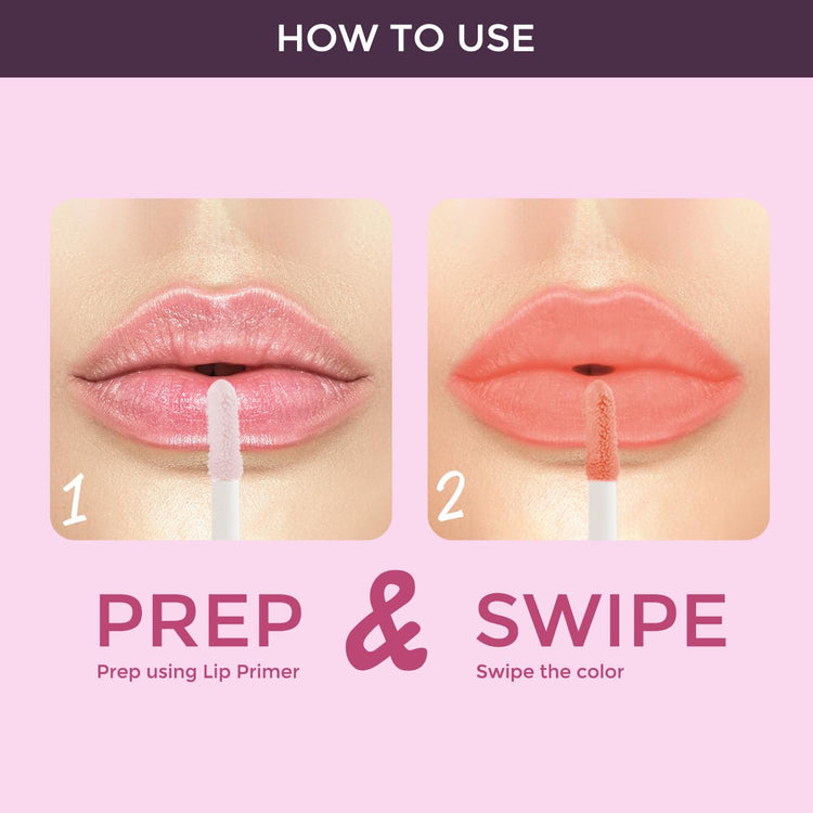 Lotus Make-Up Proedit Prep And Swipe Lip Color | With Lip Primer | Longlasting | Smudgeproof | 6g (PL05 - Banana Pie, 6)
