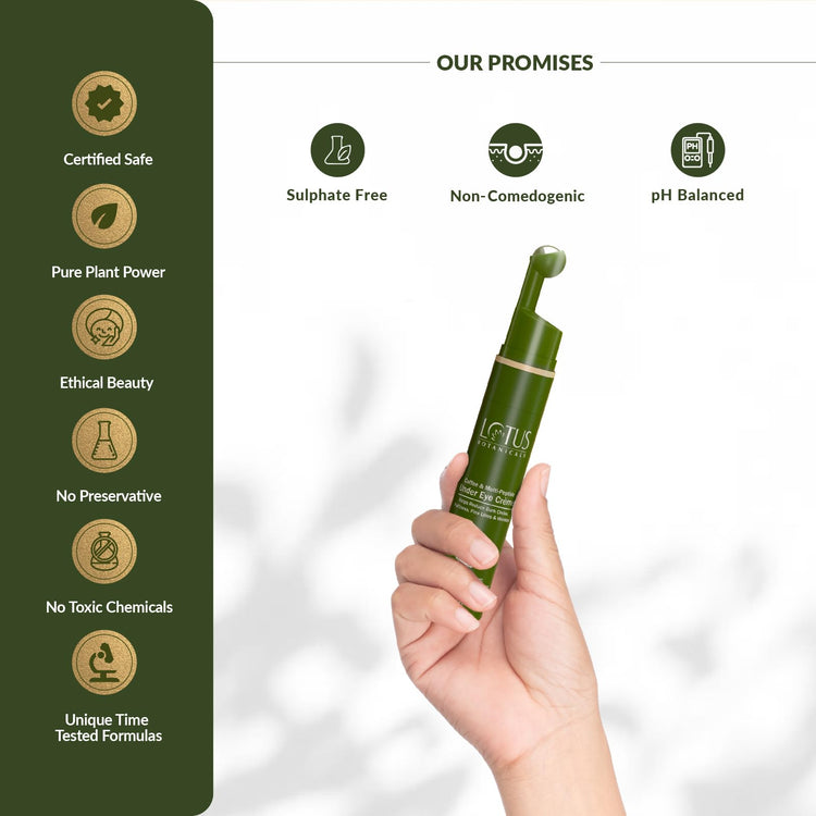 LOTUS BOTANICALS Coffee And Multi-Peptide Under Eye Crème With Vitamin E 15Ml, Liquid