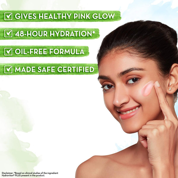 Mamaearth Beetroot Hydraful Moisturizer Lotion With Beetroot&Hyaluronic Acid For Hydrated Pink Glow -50 Ml|48 Hr Hydration|Oil Free Formula|Lightweight&Non-Greasy|Instantly Absorbs|For All Skin Types