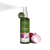 Lotus Botanicals Red Onion Hair Revitalizer (Serum) | Volumising & Repairing | Mineral Oil, Silicon & Chemical Free | All Hair Types | 100ml