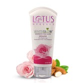 Lotus Herbals Whiteglow Advanced Pink Glow Exfoliator | Brightens Skin | Preservative Free | For All Skin Types | 100g