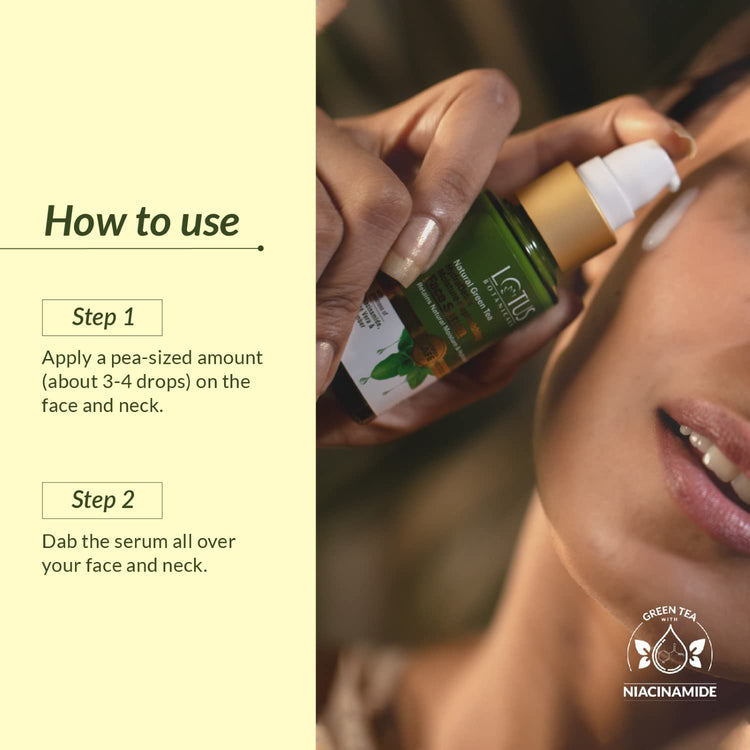 Lotus Botanicals Natural Green Tea HydraDetox Moisture-Replenishing Face Serum 30g