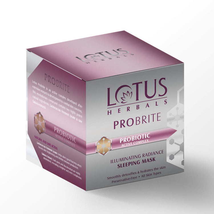 Lotus Herbals Probrite Illuminating Radiance Sleeping Mask, 50 g