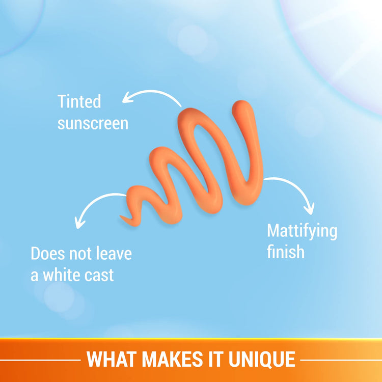 Lotus Herbals SafeSun 3i n1 Matte look daily sunscreen|Tinted Sunscreen| SPF 40 PA+++|Dermatologically tested|Mallow, Hops|Paraben free, tinted, no white cast, matte finish|All skin types| 50 g