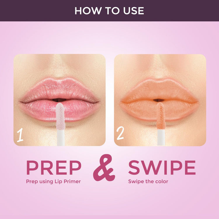Lotus Make-Up Proedit Prep And Swipe Lip Color | With Lip Primer | Longlasting | Smudgeproof | 6g (PL04 - Cinnamon Love, 6)