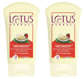Lotus Herbals Shea Butter and Real Strawberry 24 Hour Moisturiser Cream (60g) x Pack of 2
