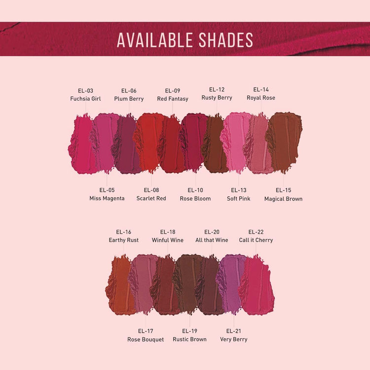 Lotus Makeup Ecostay Matte Lip Lacquer - Red Fantasy, Red, 4 g