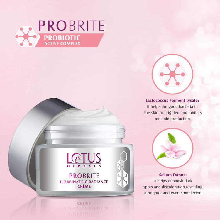 Lotus Herbals Probrite Illuminating Radiance Crème, 50 g
