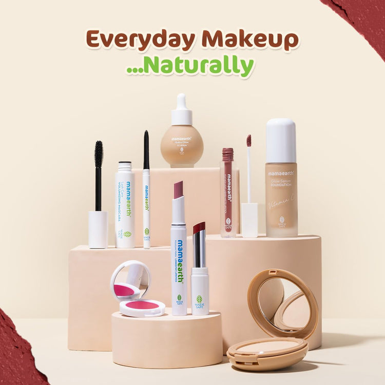 Mamaearth Moisture Matte Longstay Lipstick With Avocado Oil & Vitamin E For 12 Hour Long Stay - 11 Cherry Punch -2 G