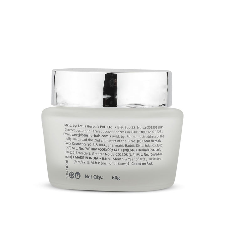 Lotus Herbals WhiteGlow Skin Whitening And Brightening Gel, Face Cream with SPF-25, for all skin types, 60g