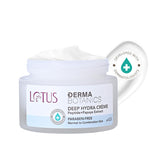 Lotus Herbals Dermabotanics Peptide + Papaya Extract Deep Hydra Cream | Boosts Collagen, Protects From Pre-Mature Ageing |Non-Irritating | Ph 5.5 | Normal To Combination Skin | 50G