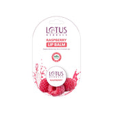 Lotus Herbals Lip Balm - Raspberry | For Dry & Cracked Lips | 5g